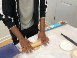 Rolling dough