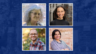 Four Trinity Faculty Honored with 2022 Undergraduate Teaching Awards
